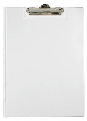 Image de TRES Clipboard A4 blanc avec pince et fermeture