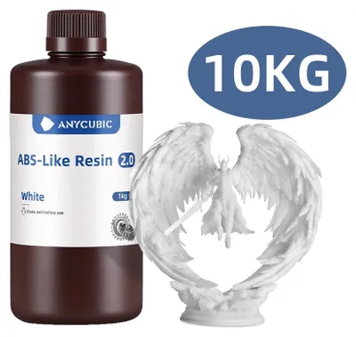 Image de Résine pour imprimante 3D, haute résistance, durcissement rapide, blanche