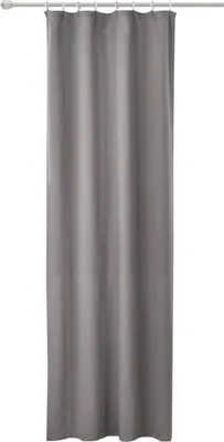 Produktbild von WOLTU Vorhang Gardinen (1 Stück) Blickdicht mit Kräuselband für Schiene, 130g/m² leichter & weicher Verdunklungsvorhang Dunkelgrau 135x245 cm