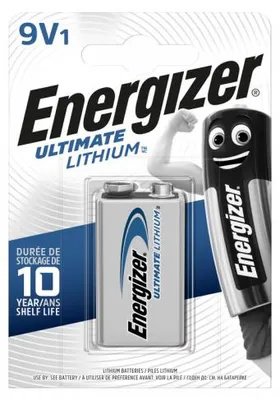 Produktbild von Batterie Energizer ULTIMATE LITHIUM 9V 1pc