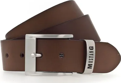 Produktbild von MUSTANG Leder Gürtel Classic Leather Belt W120 Baileys braun