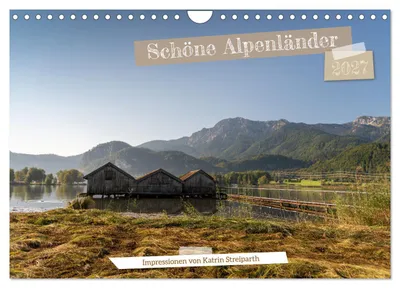 Produktbild von Schöne Alpenländer (Wandkalender 2027 DIN A4 quer), CALVENDO Monatskalender