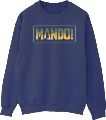 Produktbild von Star Wars - "The Mandalorian" Sweatshirt für Herren BI46712 (S) (Marineblau)