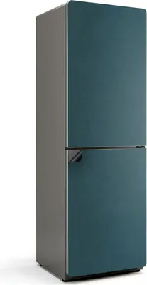 Produktbild von Farbe Dunkles Meer – Magnetische Kühlschrank Abdeckung – Dekorfolie magnetisch Küche – Kühlschrank Magnet Deko – selbstklebende Magnettafel – Magnetfolie für Kühlschranktür – 60x180 cm