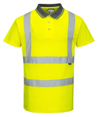 Obrázok produktu pre Portwest S477 Polokošeľa s krátkym rukávom s vysokou viditeľnosťou žltá veľkosť XS