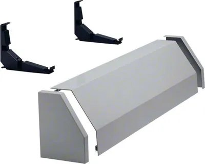 Produktbild von HAGER FZ355 Rangierkanal-Set lichtgrau 5feldrig