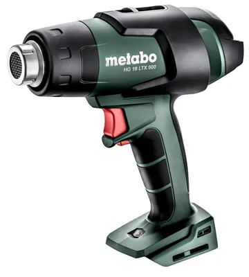 Produktbild von Metabo 610502840, Heißluftpistole, Pistolengriff, Schwarz, Grün, 200 l/min, 500 °C, 160 l/min