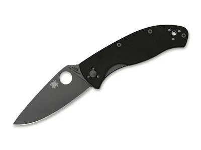 Produktbild von Spyderco Tenacious Black Plain - C122GBBKP - China