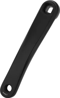 Produktbild von 170 mm Fahrrad-Kurbelarm aus Aluminiumlegierung für linkshändige Renn- und Mountainbikes - Schwarz