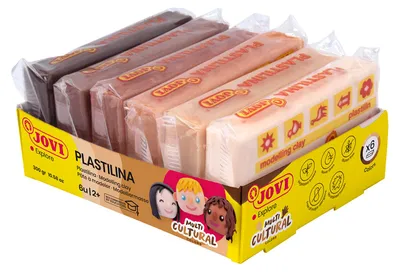 Obrázek produktu pro Plastelína JOVI multikultura 6 x 50 g