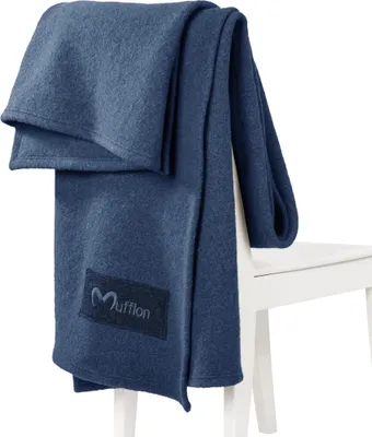 Produktbild von Mufflon W300 Mu-Plaid II atlantic 220 x 140 cm