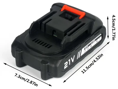 Obrázek produktu pro 21V lithium-ionová baterie – náhradní baterie – baterie se 5 články – vysoká kapacita – vhodná pro akumulátorové šroubováky, řetězové pily a úhlové brusky