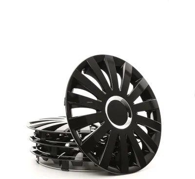 Produktbild von 4x 15" Zoll Radkappen Schwarz Radzierblenden Radblenden SAIL CZ 15 LEOPLAST