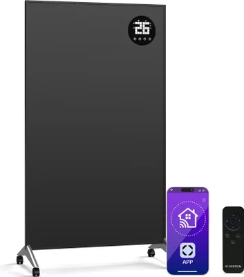 Obrázek produktu pro Klarstein Wonderwall Smart Bornholm Infračervený ohřívač, 800 W, Inteligentní ovládání, montáž na zeď, LED-Displej