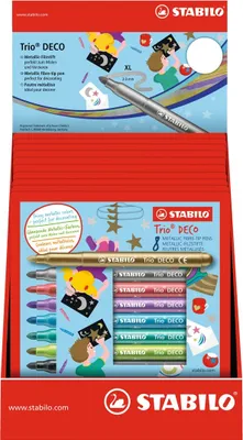 Image de STABILO Trio DECO présentoir de 12 pièces