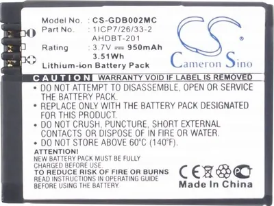Image de Type de batterie AHDBT-301 / AHDBT-302 / AHDBT-201 pour GoPro HERO 3 / 3+ / CS-GDB002MC