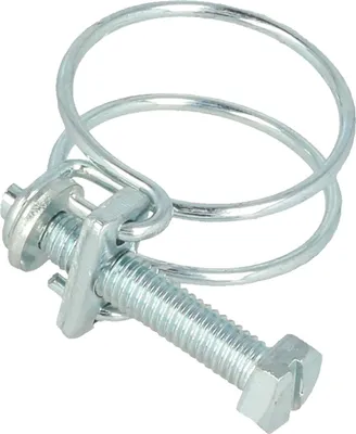 Produktbild von tecuro 2-Draht Schlauchschelle Typ W1 Stahl verzinkt, 57-63 mm
