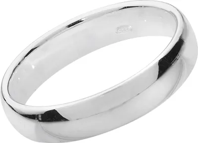 Produktbild von 925 Sterling Silber 4mm Court Form Herren/Damen - Trauring/Ehering/Hochzeitsring, 64 (20.4); TRS13878RSV
