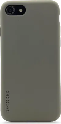 Immagine prodotto di Cover posteriore in silicone Decoded per iPhone SE3/SE2/8/7/6s/6 Olive