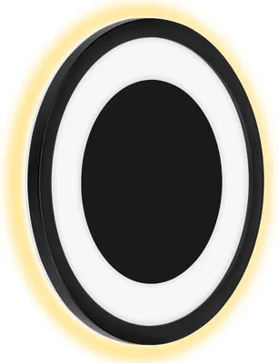 Image de Lampe d'extérieur Telefunken Applique LED noire ronde