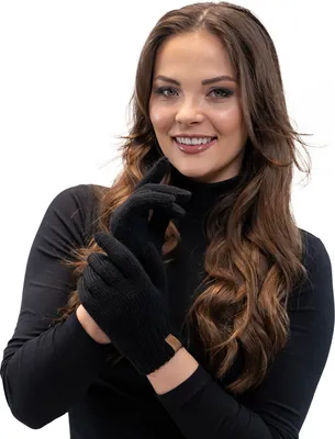 Immagine prodotto di Guanti da donna Vivisence Guanti invernali caldi Accecoires 7014R, nero, taglia unica
