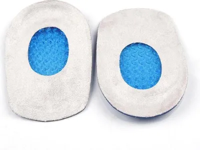 Obrázek produktu pro Jumada – 2 gelové vložky – tenké gelové podpatky – patní ostruha – vložky – vložky – modrá