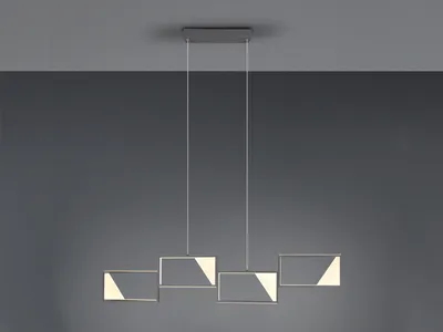 Produktbild von Große LED Balkenpendelleuchte Wohnzimmerlampe hängend über Couchtisch Esstisch
