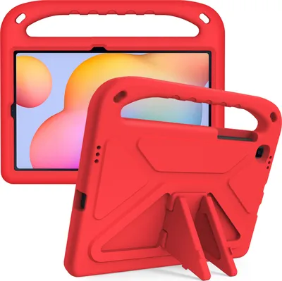 Obrázek produktu pro Ochranné pouzdro pro Samsung Galaxy Tab S6 Lite 10,4" 2020/2022/2024 SM-P610/P615, lehké dětské pouzdro z EVA s držadlem a stojánkem Červený