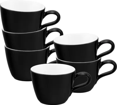 Produktbild von Seltmann Weiden Life Fashion Espressotasse 90 ml 6er Set - Glamorous Black