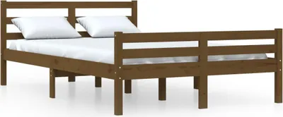 Obrázek produktu pro vidaXL Postel z masivu Honey Brown 150x200 cm