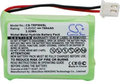 Produktbild von TECHTEK Akku Kompatibel mit [Tri-Tronics] G2 Pro, Pro 500XL, Pro 500XLS Ersetzt 1038100-D, für 1038100-E, für 1038100-G, für 1107000