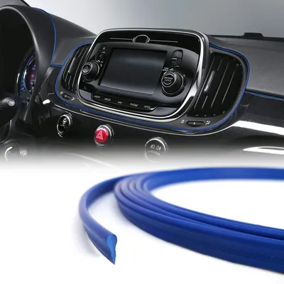 Productafbeelding van 4R Quattroerre.it 19954. Strips voor interieurdecoratie, blauw, 3 mm x 3