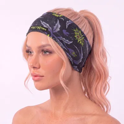 Obrázek produktu pro Čelenka CRAZY Band Fast Cut Thermo Black/Green/Grey Multicoloured L