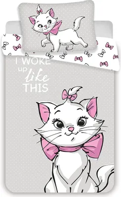 Produktbild von Jerry Fabrics Disney Aristocats Kleinkind Bettbezug - 100 x 135 cm - grau - Baumwolle