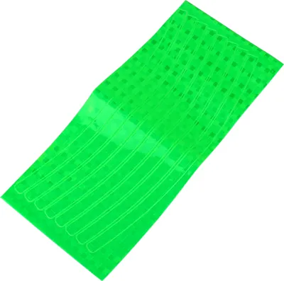 Produktbild von Fluoreszierende Fahrrad Felgenaufkleber, Reflektierende Aufkleber für Fahrrad & Motorrad, Reflektorstreifen für Räder, Sicherheit & Dekoration