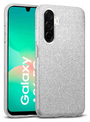 Produktbild von Handy Case für Samsung Galaxy A26 5G Hülle Glitzer Cover TPU Schutzhülle, Silber