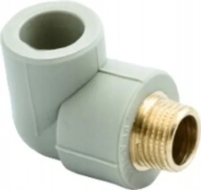 Imagen del producto de Codo hidráulico de 90 grados, PP, conexión roscada de 25 x 1/2, polipropileno