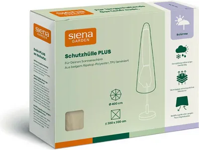 Produktbild von Siena Garden Schirmhülle H 215 x 30/40 bis Ø4m Schutzhülle Abdeckplane