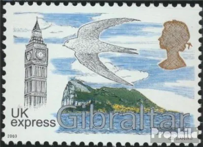 Produktbild von Briefmarken Gibraltar 2003 Mi 1049 (kompl.Ausg.) postfrisch Eilmarke