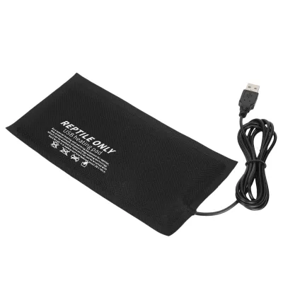 Produktbild von Reptilien USB Heizmatte aus Faserstoff, für Schlangen, Eidechsen, Krabben, Schildkröten, Medium