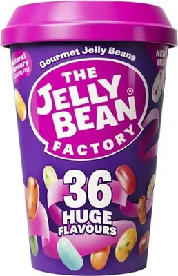 Obrázek produktu pro The Jelly Bean Factory 36 GOURMET FLAVOURS CUP, 200 g, 1 kusů, 382 kcal, 1600 kJ, 92 g, 74 g