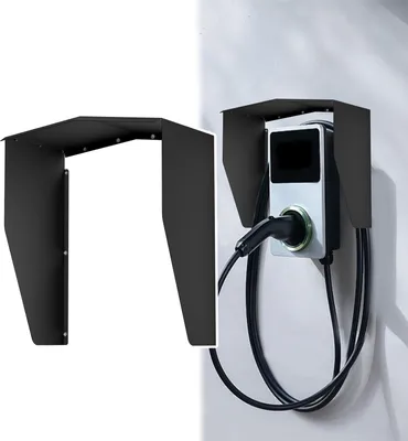 Obrázok produktu pre TRMLBE Wallbox strieška proti poveternostným vplyvom pre nabíjací stĺp EV, 40x25 cm krycia plachta ochrana proti dažďu ochrana proti UV žiareniu príslušenstvo striešky, pre nabíjačky EV a PHEV
