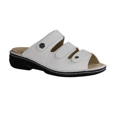 Immagine prodotto di Finn Comfort Menorca-Soft, scarpe da donna, muli, pelle, bianco - muli da donna / separatori di punta, bianco, pelle (lotus)