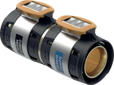 Produktbild von Geberit GE FlowFit, Übergang, Mepla SiBr, d50 x 50 mm, 1 Stk.