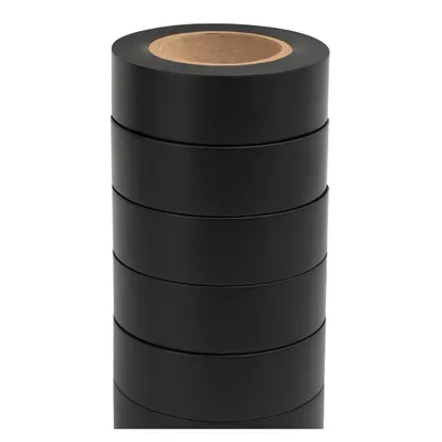 Produktbild von Isolierband 10 m x 19 mm 5 Rollen Schwarz Klebeband Isoband Elektriker Tape Iso Band PVC Kabelisolierung