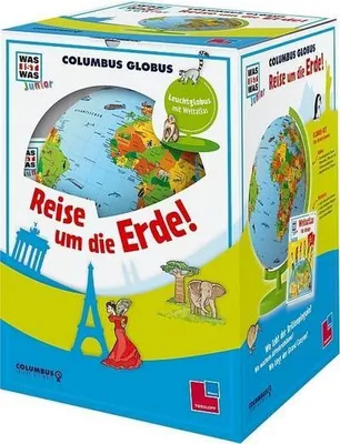Produktbild von WAS IST WAS Junior Columbus Globus: Reise um die Erde!