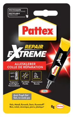 Produktbild von Pattex Alleskleber 100% Repair Extreme, 8 g Tube