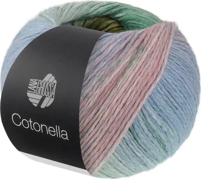 Produktbild von Lana Grossa - Cotonella 0016 opalgrün mint himmelblau zartlila rosa dunkelgrün grasgrün gelbgrün helloliv dunkeloliv