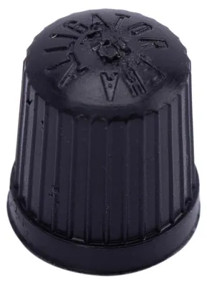 Immagine prodotto di Tappo valvola bicicletta Alligator - 1311 - in plastica nera per valvola Schrader, valvola auto anche per scooter, ciclomotori, moto