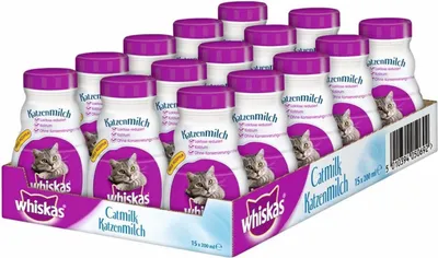 Produktbild von WHISKAS® Katzenmilch 15 x 200ml